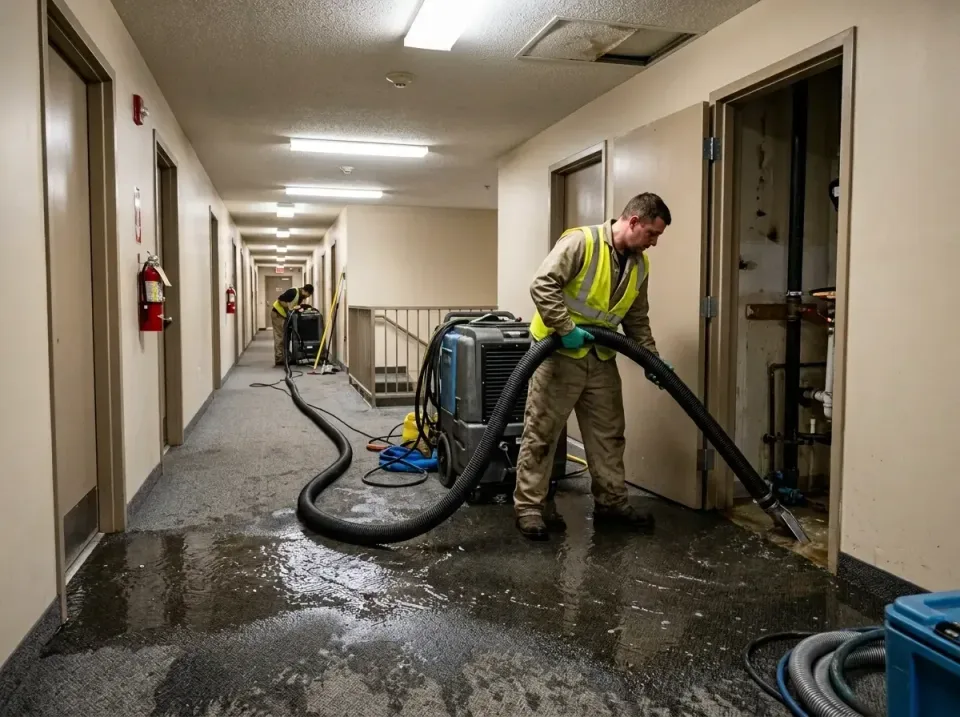 multi-unit-apartment-hallway-f-005 — frequently asked questions, Emergency Burst Pipe Water Extraction & Removal in Milan, IL